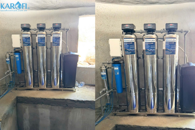 Hình ảnh thực tế lọc tổng đầu nguồn Sakura SKUF213I