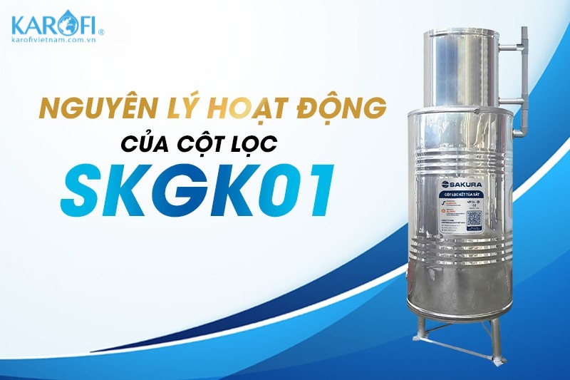 Nguyên lý vận hành của cột lọc kết tủa sắt SKGK01