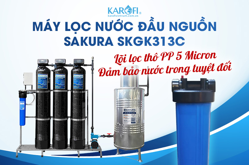 Lõi lọc PP 5 micron mạnh mẽ - đảm bảo nước trong tuyệt đối