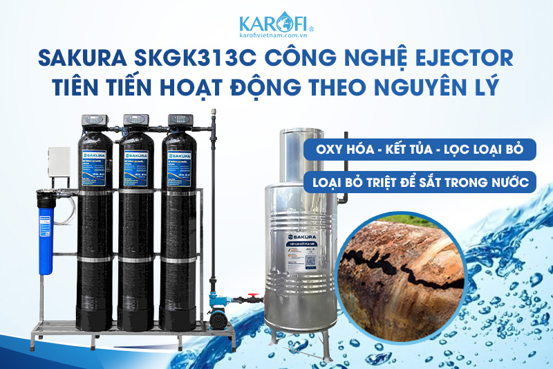 Cột trao đổi oxy kết tủa sắt loại bỏ hiệu quả kim loại nặng