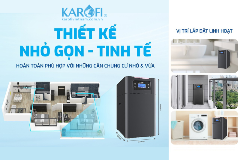 Thiết kế tinh tế và nhỏ gọn - nâng tầm không gian sống 