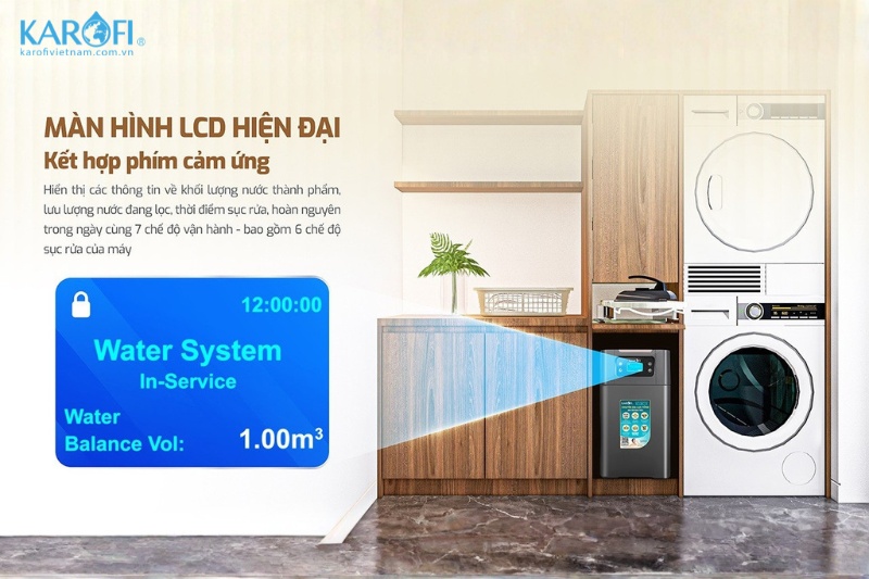 Trang bị m&agrave;n h&igrave;nh LCD hiện đại