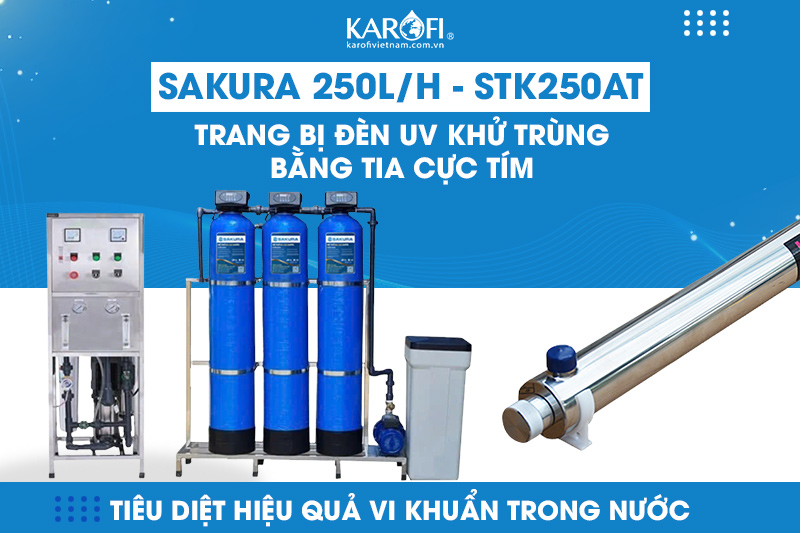 Trang bị đèn UV khử trùng bằng tia cực tím
