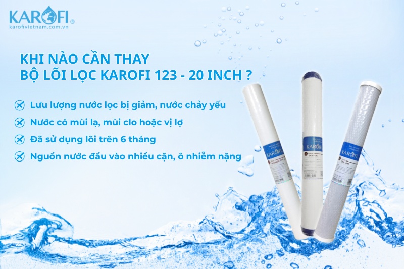 Thay lõi đúng hạn không chỉ giúp bảo vệ hệ thống mà còn bảo vệ sức khỏe người sử dụng.