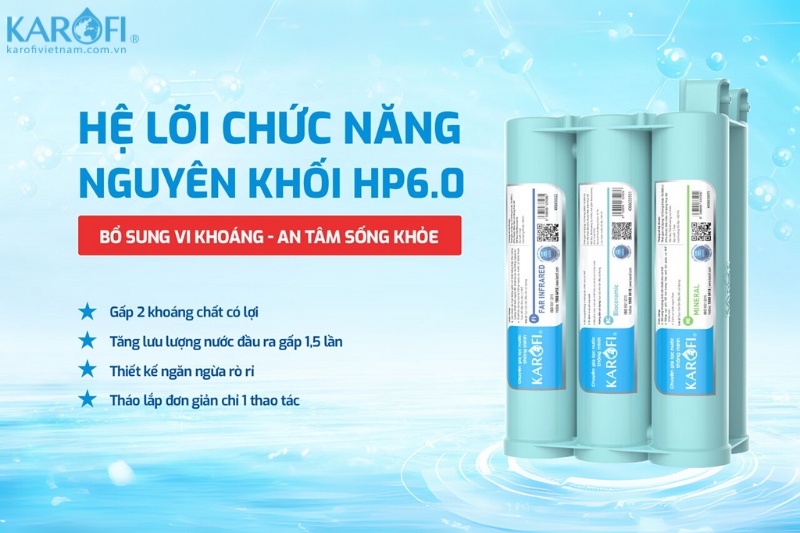 Hệ lõi chức năng nguyên khối 6.0 tháo lắp đơn giản