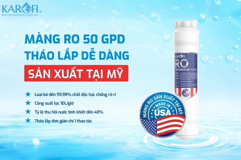 Màng Ro nguyên khối vô trùng sản xuất tại Mỹ