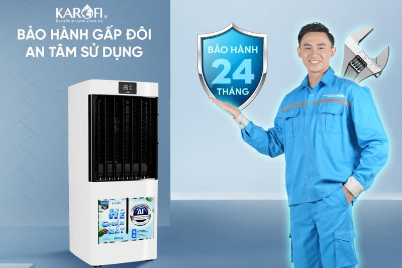 Bảo hành đến 24 tháng cho người dùng an tâm