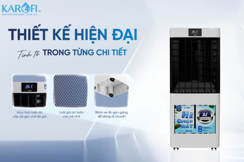 Thiết kế tinh tế, hiện đại
