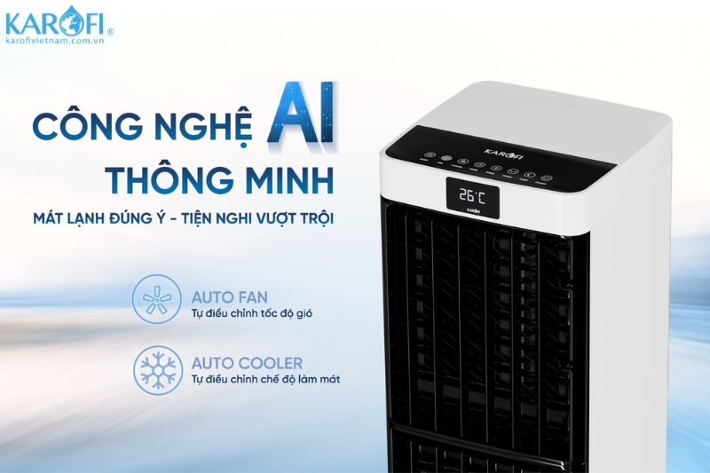 Công nghệ AI tự động điều chỉnh tốc độ gió