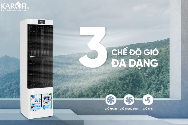 KAC-H132R 3 chế độ quạt đa dạng