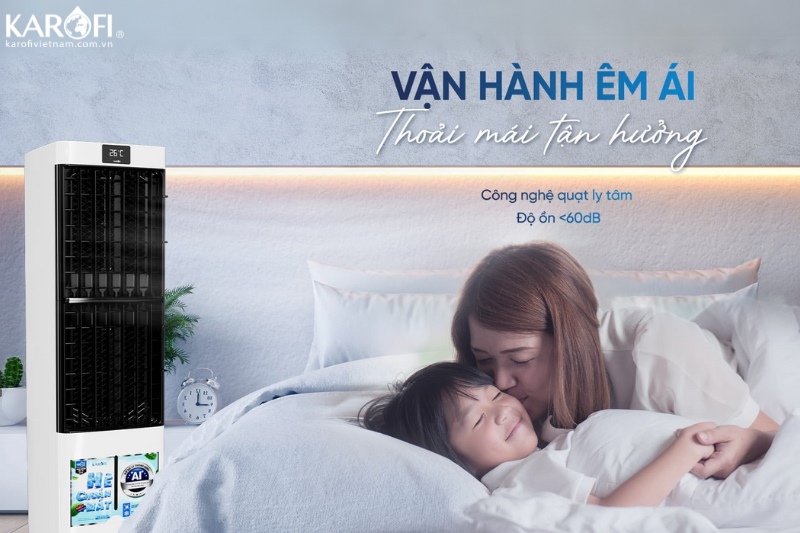 KAC-H132R vận hành êm ái, thoải mái tận hưởng