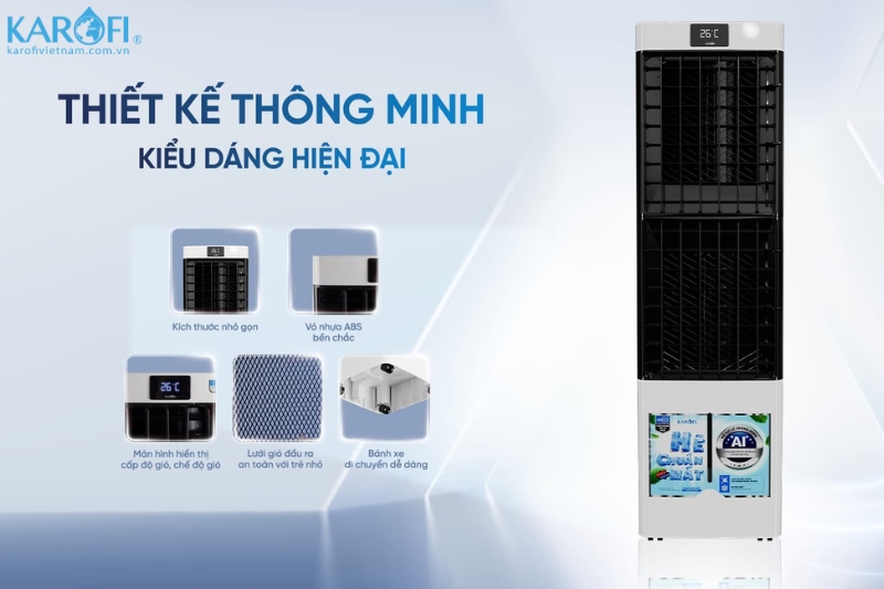 Karofi KAC-H132R thiết kế thông minh