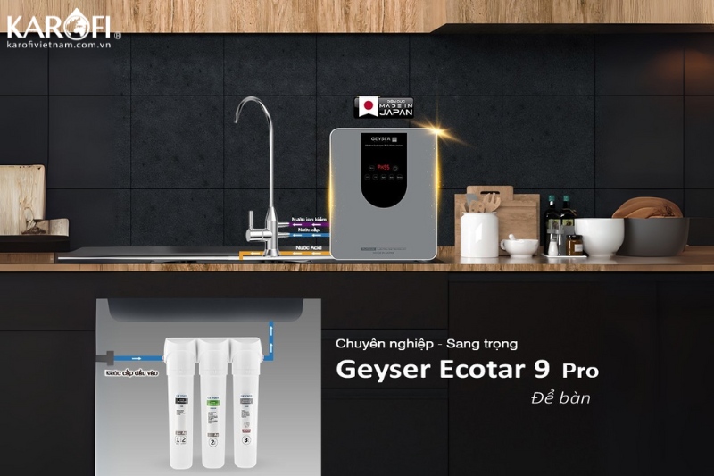 Geyser Ecotar 9 Pro Thiết kế hiện đại, sang trọng