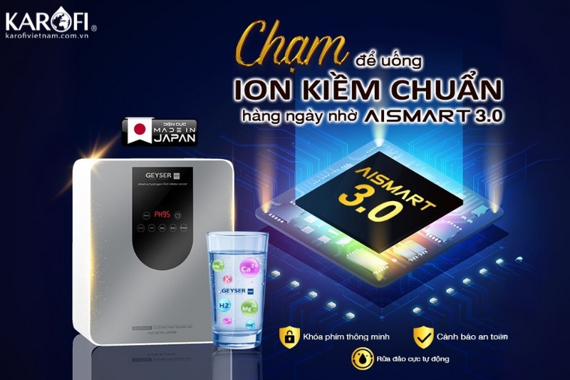Geyser Ecotar 9 Pro ứng dụng công nghệ AISmart 3.0 hiện đại