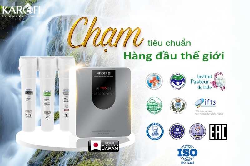 Geyser Ecotar 9 Pro vượt qua những tiêu chuẩn đánh giá chất lượng hàng đầu