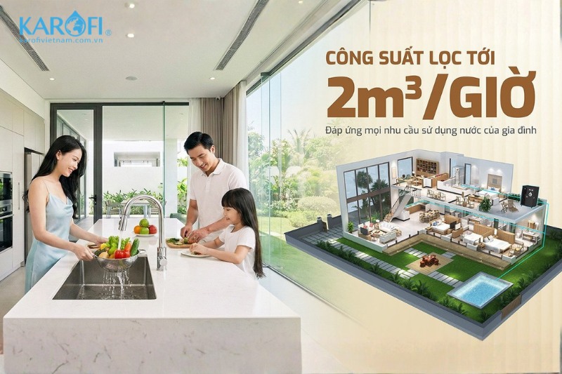 KTF-662 AIO c&ocirc;ng suất 2.5 m3/h - phục vụ đa dạng nhu cầu sử dụng