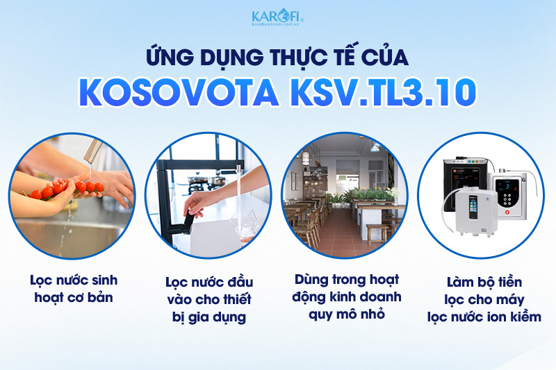 4 ứng dụng thực tế của bộ lọc thô 3 cấp 10