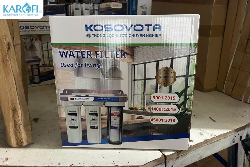 Ảnh thực tế của bộ Tiền Lọc Nước 3 Cấp 10" Kosovota KSV.TL3.10