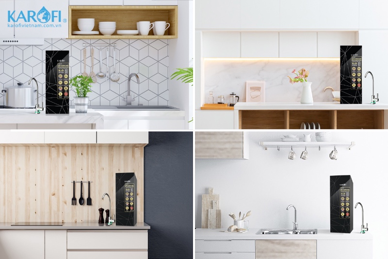 Máy lọc nước Karofi KAQ-U99 thiết kể nhỏ gọn - sang trọng