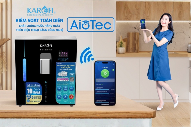 Karofi KAE-S18 tích hợp công nghệ AioTec thông minh