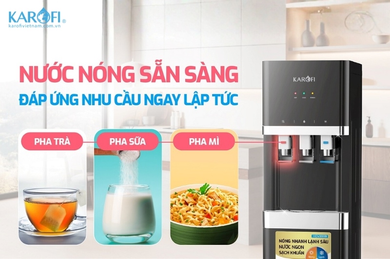 Nước n&oacute;ng sẵn s&agrave;ng c&oacute; khả năng đ&aacute;p ứng nhu cầu ngay tức th&igrave;