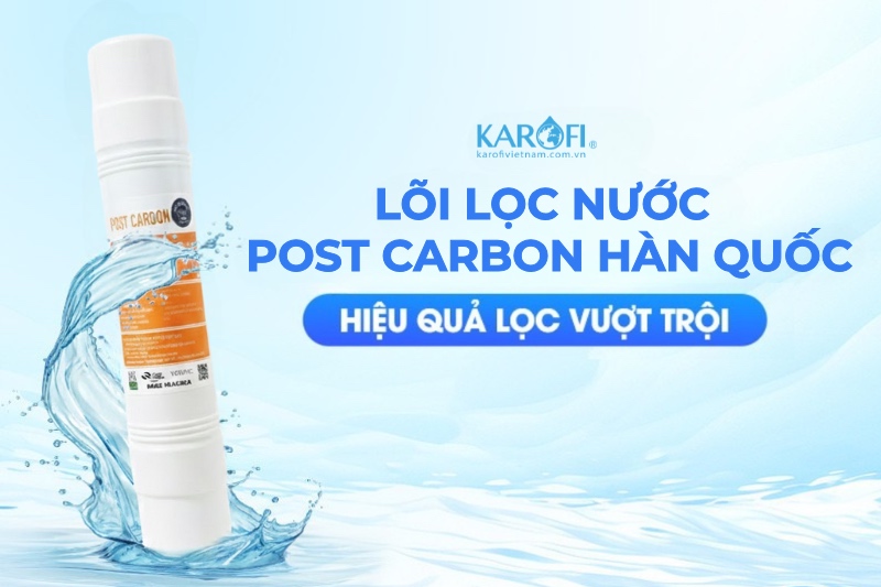 L&otilde;i lọc Post - Carbon filter H&agrave;n Quốc hiệu quả lọc vượt trội