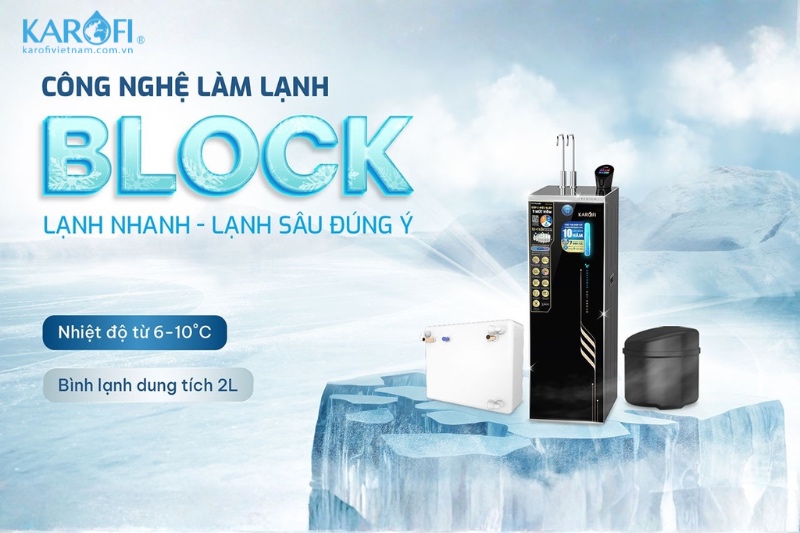 Karofi SA8 PREMIUM L&agrave;m lạnh s&acirc;u bằng c&ocirc;ng nghệ Block