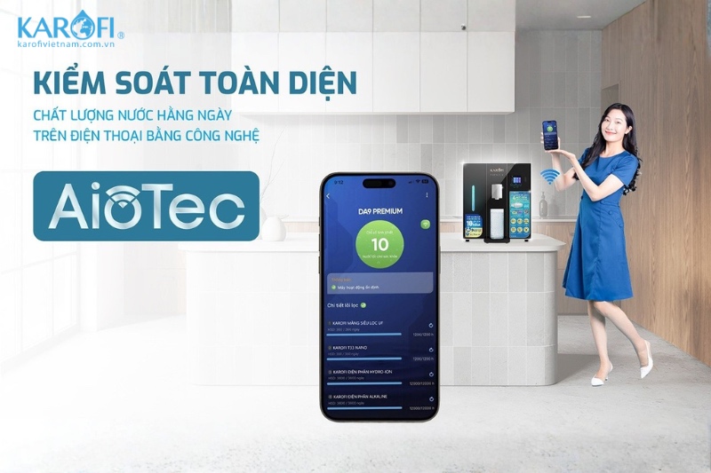 DA9 PREMIUM tích hợp công nghệ AioTec giám sát nguồn nước từ xa