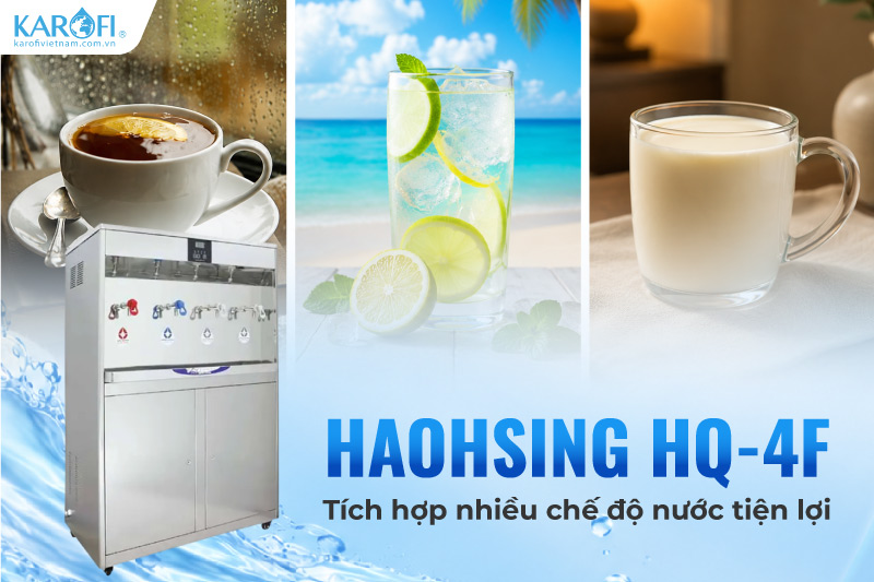 Haohsing HQ-4F tích hợp nhiều chế độ nước tiện lợi
