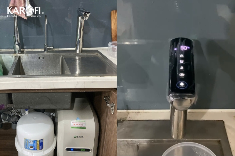 Ảnh thực tế máy làm nóng nước tức thời Sakuto T100