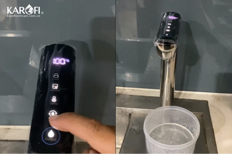 Ảnh thực tế máy làm nóng nước tức thời Sakuto T100