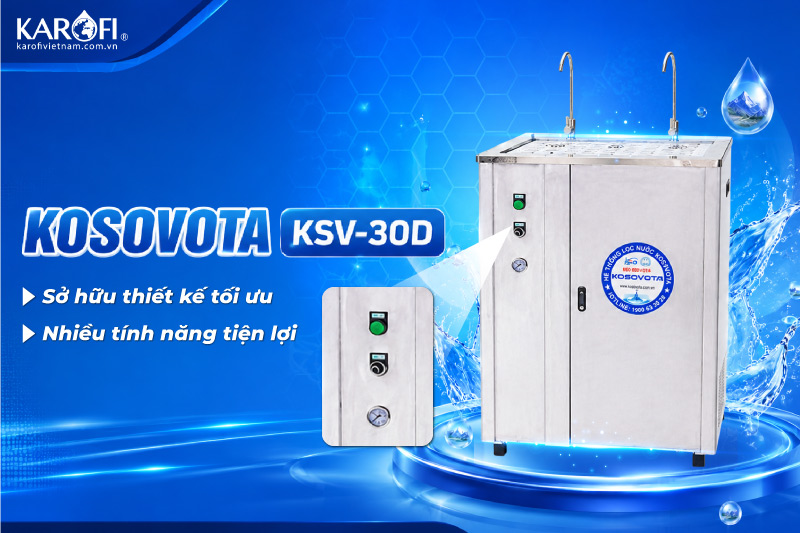 Kosovota KSV-30D sở hữu thiết kế tối ưu c&ugrave;ng nhiều t&iacute;nh năng tiện lợi