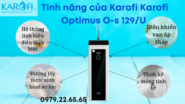 Máy lọc nước Optimus Karofi s1 – 9 lõi đèn UV – O-s129/U