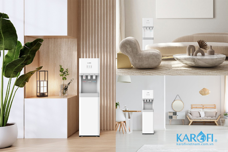 Cây nước nóng lạnh hút bình Thiết kế tinh tế mang đến tính thẩm mỹ cao