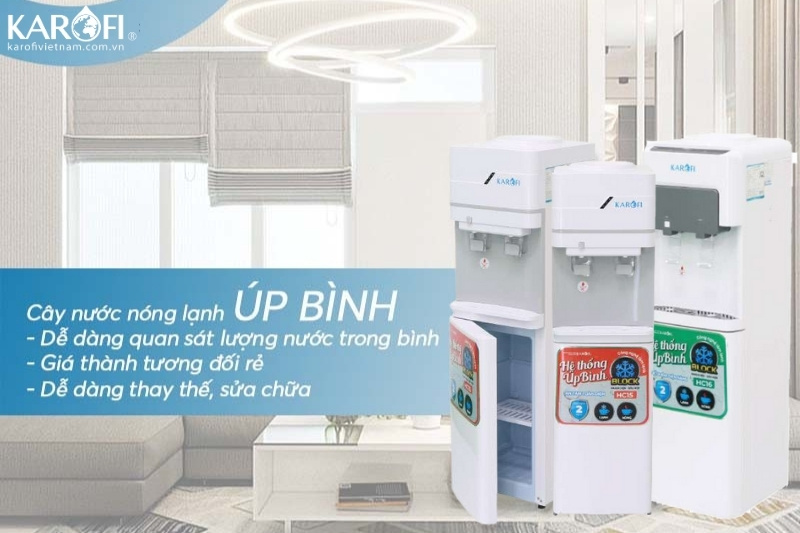 Cây nước úp bình có giá thành hợp lý, được nhiều người ưa dùng
