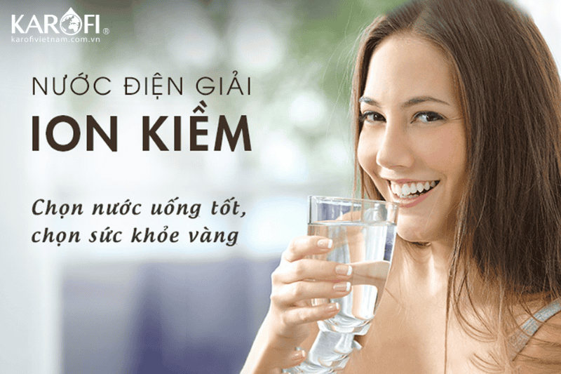 Chọn nước ion kiềm giàu hydrogen mỗi ngày để nâng cao sức khỏe