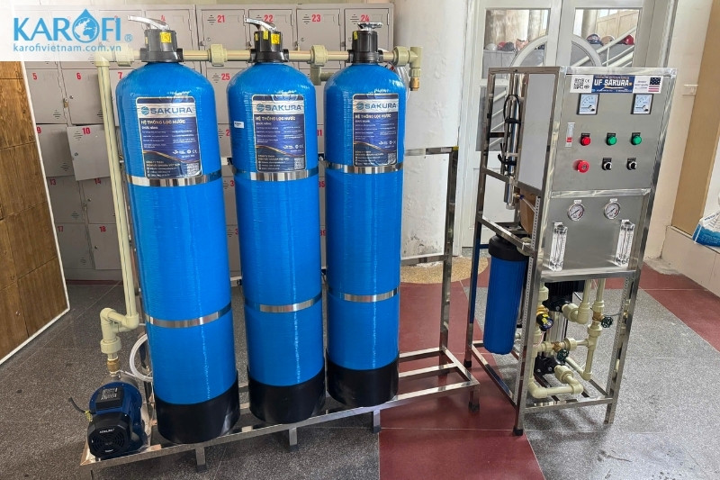 Hình ảnh lắp đặt máy lọc nước công suất lớn ảnh 1