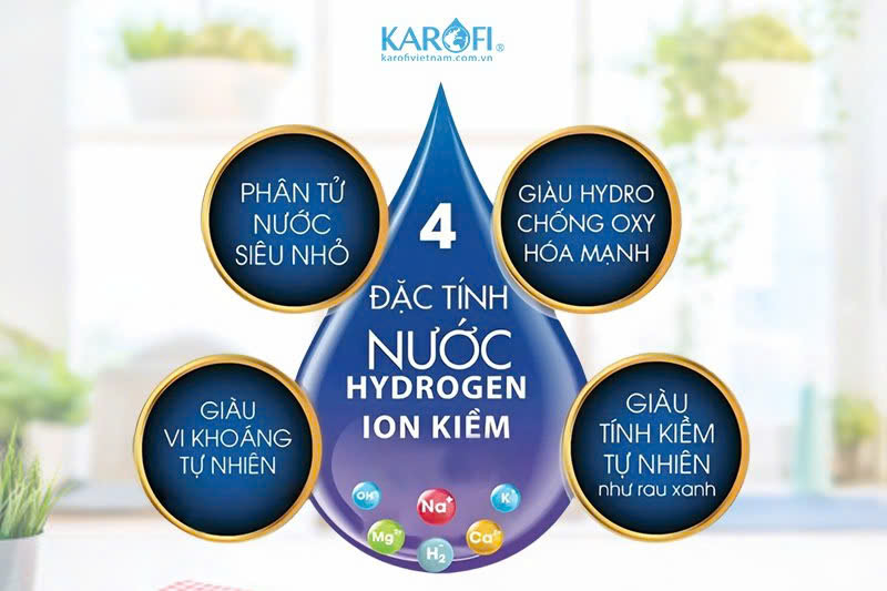 Các đặc tính được kiểm chứng từ lõi lọc nước tạo kiềm