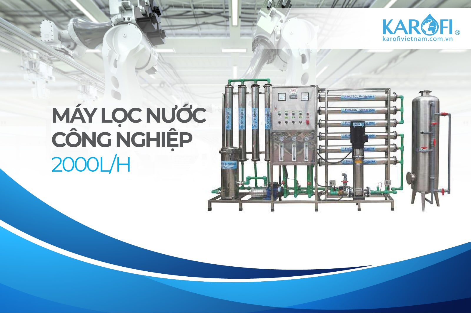 Máy lọc nước công nghiệp công suất lớn