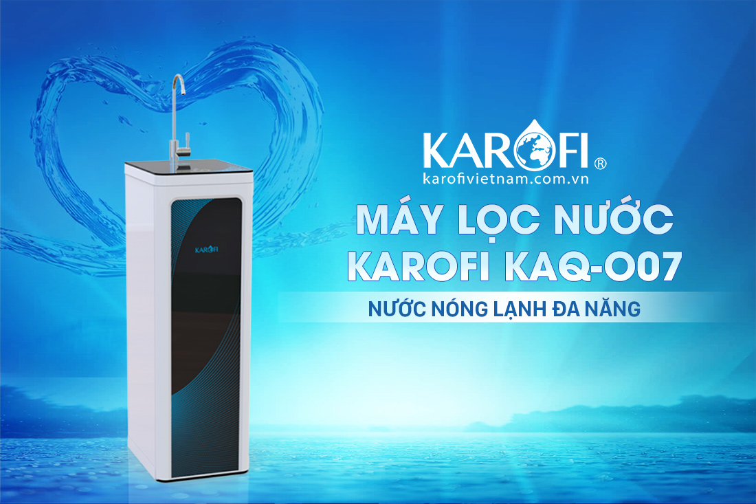 Máy lọc nước tủ đứng Karofi KAQ-O07 - nóng lạnh đa năng