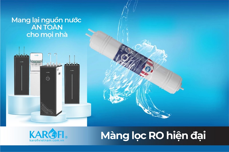 Máy lọc nước nóng lạnh với màng lọc nước RO mang lại nguồn nước an toàn