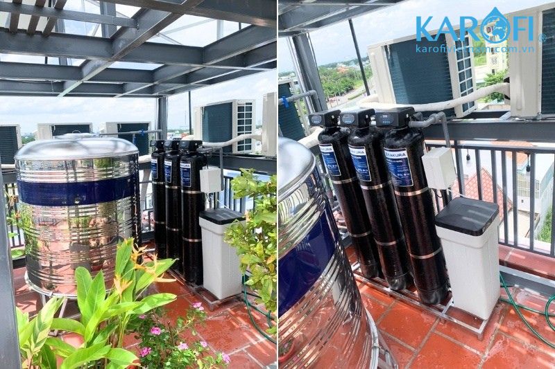 Thực tế lọc tổng đầu nguồn karofi