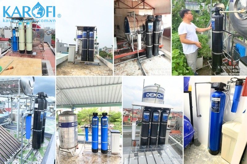 thực tế thi công lọc tổng đầu nguồn karofi