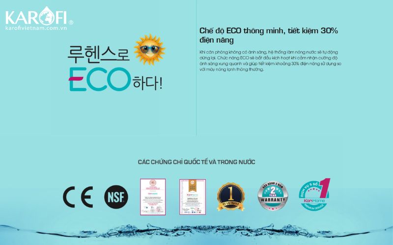Chế độ ECO thông minh, tiết kiệm điện năng