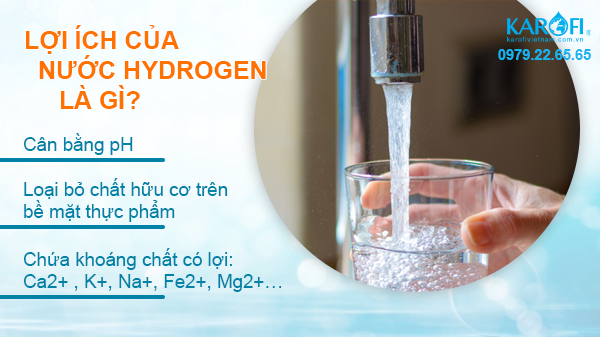 Lợi ích của nước Hydrogen là gì?
