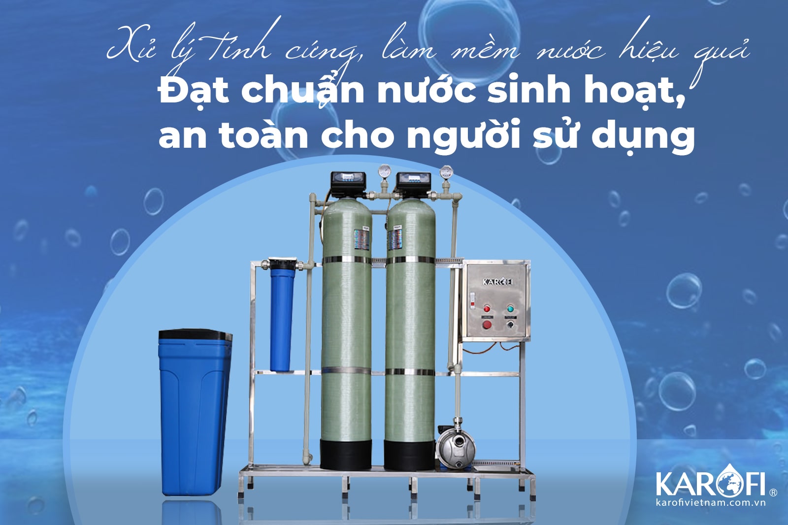 Cột lọc nước thô đầu nguồn là thiết bị có khả năng lọc nước hiệu quả