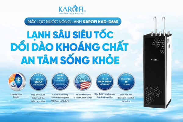 Máy lọc nước Karofi KAD-D66S