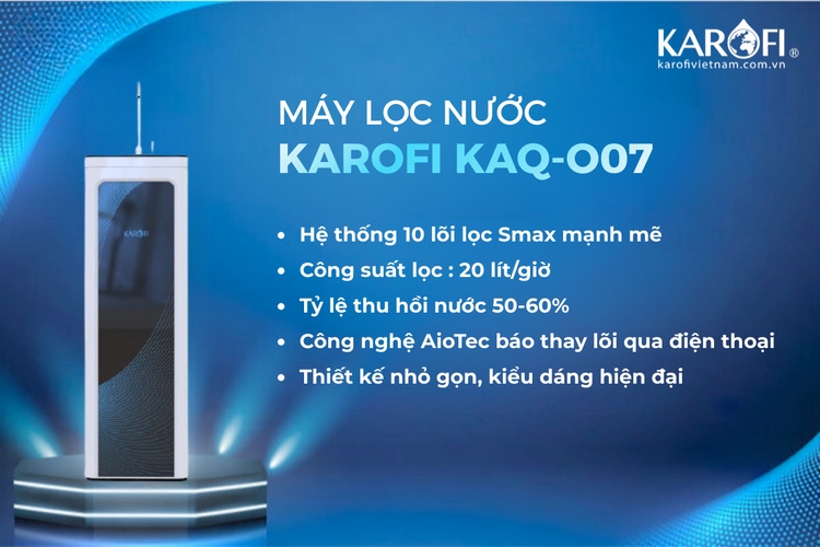 Karofi KAQ-O07 - Nhỏ gọn, tinh tế, công năng vượt trội