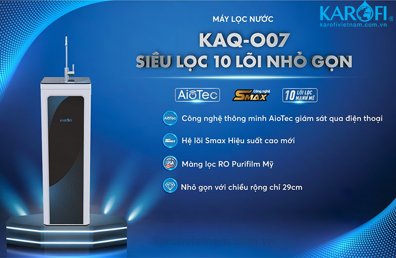 Top 1 - máy lọc nước Karofi KAQ-O07