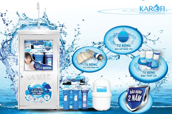 Karofi là thương hiệu sản xuất máy lọc nước RO hàng đầu thị trường Việt Nam